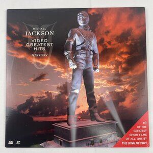 Home Video Michael Jackson Greatest Hits History Laserdisc LD Collectible